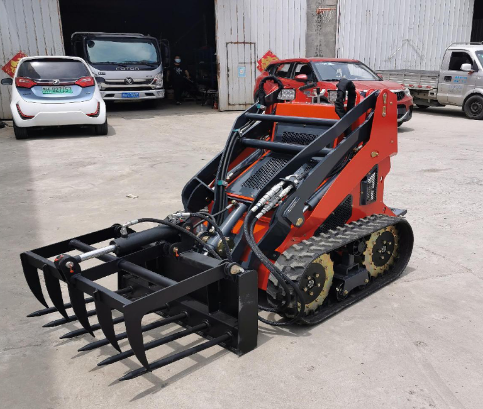 Burly320 Stand-up Skid Steer with Grapple